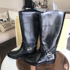 Michael Kors Fulton Harness tall rain boot